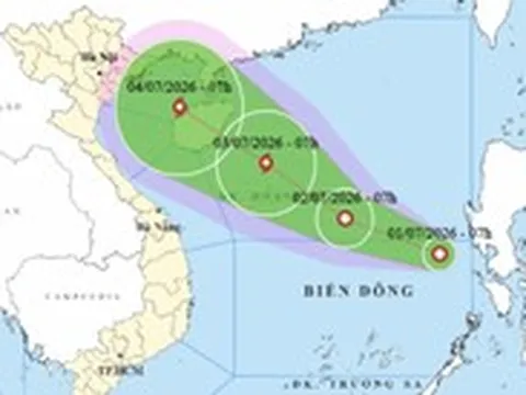 Áp thấp nhiệt đới hình thành trên Biển Đông, dự báo mạnh lên thành bão số 1