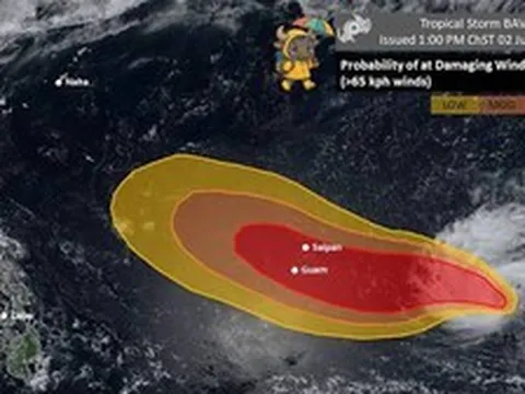 Bão Ba Vì vừa xuất hiện: Có thể trở thành siêu bão trong tuần này, đạt sức gió tới 260 km/h