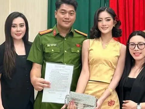 Hoa hậu Văn hóa thế giới 2026 xúc động cảm ơn Công an Hà Nội