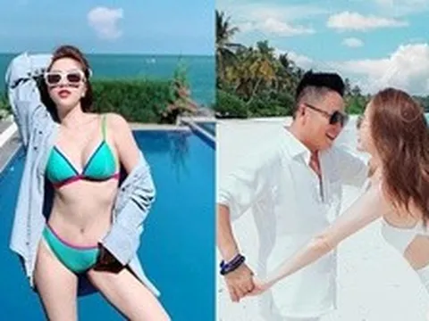 Nhan sắc nóng bỏng của "công chúa showbiz" sinh con trai cho đại gia Hà Tĩnh