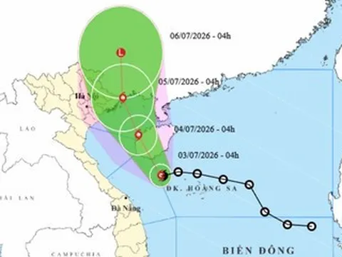 Bão số 1 chính thức hình thành, hướng vào ven biển Quảng Ninh - Hải Phòng