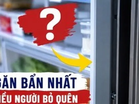 Phát hiện ngăn bẩn nhất trong tủ lạnh, nhiều người chưa từng vệ sinh