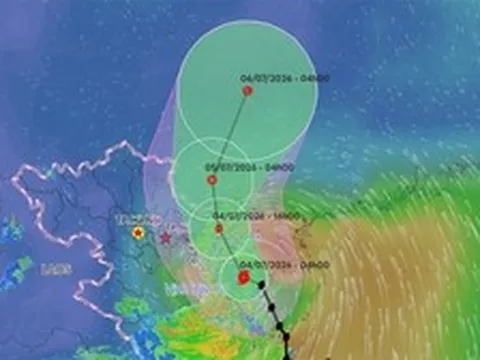 Bão số 1 Maysak đi vào vịnh Bắc Bộ, chiều nay tâm bão trên vùng biển Quảng Ninh