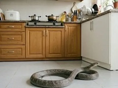 Lời khuyên khi thấy rắn bò vào nhà