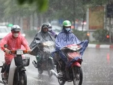 Đêm nay, nhiều khu vực tại Bắc Bộ có mưa to