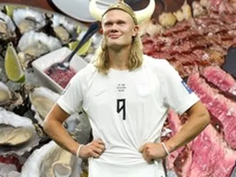Bữa ăn của "quái vật" Erling Haaland