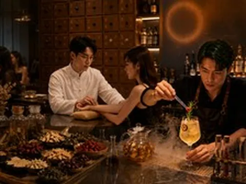 Giới trẻ Trung Quốc rủ nhau đi bar bắt mạch: Bác sĩ Trung y kê đơn, bartender pha "cocktail dưỡng sinh" riêng cho từng người