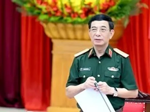 Đại tướng Phan Văn Giang làm việc với Ban Thường vụ Tỉnh ủy Nghệ An