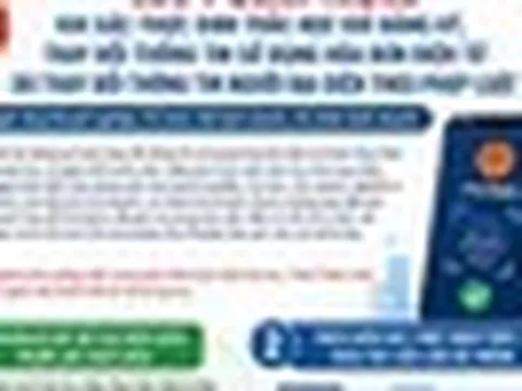 Lưu ý xác thực sinh trắc học khi đăng ký/thay đổi thông tin đăng ký sử dụng hóa đơn điện tử do thay đổi thông tin người đại diện