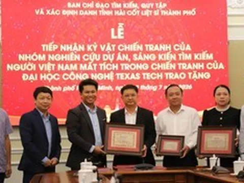Thêm hy vọng đưa liệt sĩ trở về: Tp.HCM tiếp nhận hồ sơ chôn cất 21 liệt sĩ và nhiều tư liệu quý từ Hoa Kỳ
