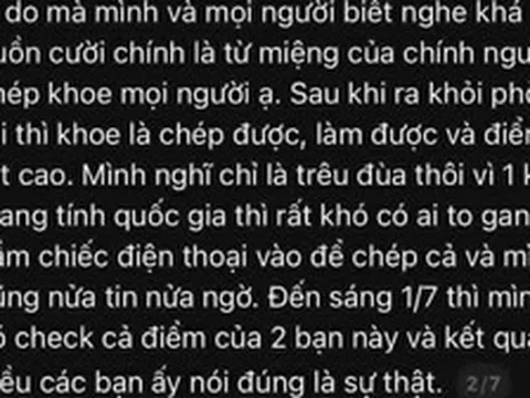 Xác minh vụ 2 thí sinh ở Phú Thọ thi thử 3,6 - 6,5 điểm, thi tốt nghiệp THPT được 9