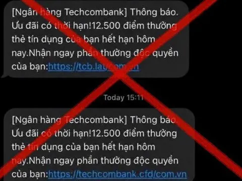 Cảnh báo thủ đoạn giả mạo ngân hàng để chiếm đoạt thông tin thẻ tín dụng