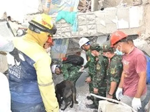 Đoàn Việt Nam đã đưa 23 nạn nhân động đất tại Venezuela ra khỏi đống đổ nát