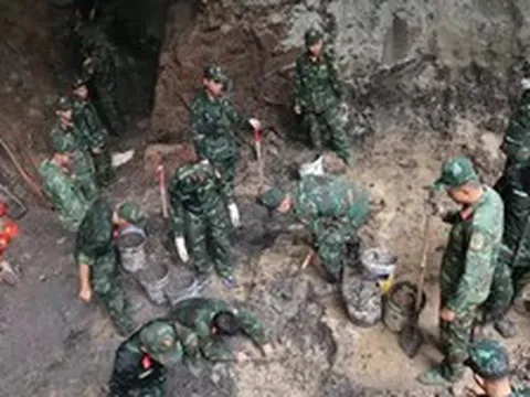 Huy động 5 Đội K quy tập hài cốt liệt sĩ tại Công viên Lê Thị Riêng
