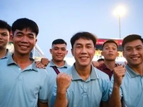 Xe đã lăn bánh đưa Công đoàn Gia Lai đến VCK Giải bóng đá công nhân