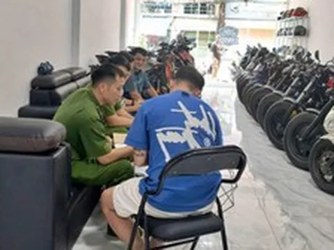 Lực lượng chức năng kiểm tra 5 cơ sở kinh doanh cho thuê xe máy tại Khánh Hòa