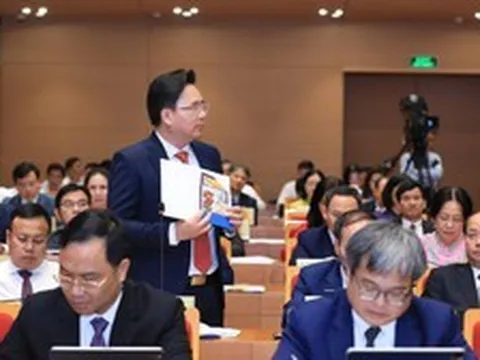 Đại biểu mang vỏ thuốc bảo vệ thực vật đến hội trường chất vấn rau phun thuốc