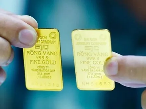 Giá vàng miếng SJC tăng gần 1 triệu đồng/lượng