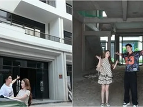 Việt Anh và Quỳnh Nga công khai xây nhà to 5 tầng để sống chung