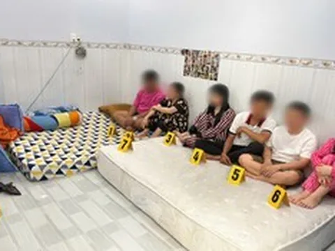 Kiểm tra căn nhà cho thuê, bắt quả tang nhóm người làm chuyện phạm pháp
