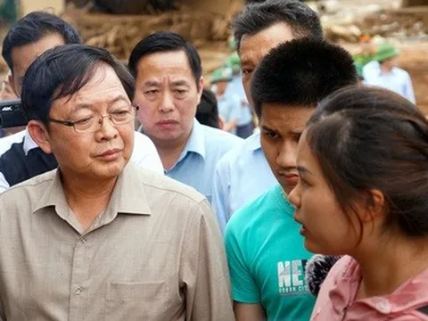 Phó thủ tướng Hồ Quốc Dũng: xây lại nhà cho dân bị lũ quét ở Lai Châu xong trước ngày 2-9