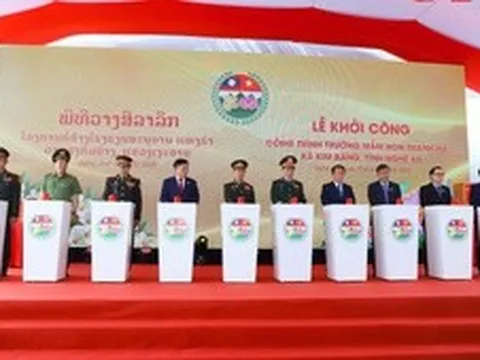 Khởi công công trình giáo dục ý nghĩa nơi biên giới Việt Nam-Lào