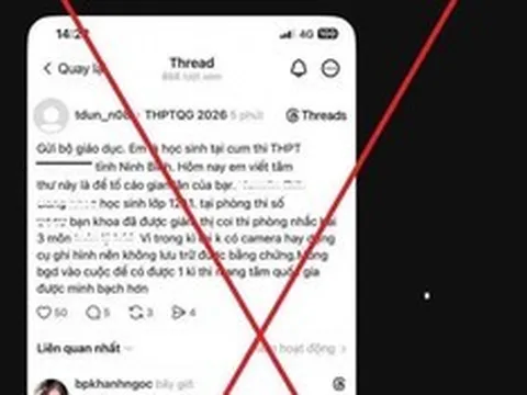 Công an Ninh Bình thông tin vụ "tố" gian lận thi tốt nghiệp THPT