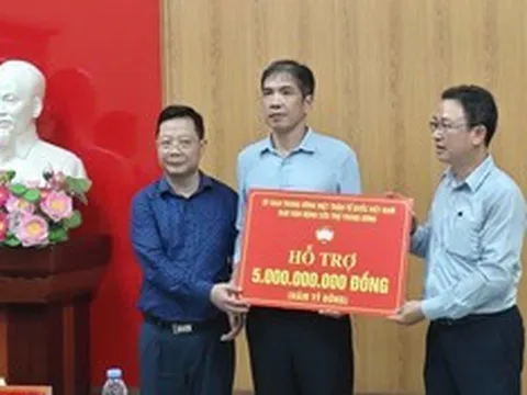 Ủy ban Trung ương MTTQ Việt Nam phân bổ 5 tỷ đồng hỗ trợ Lai Châu khắc phục hậu quả thiên tai