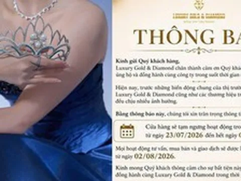 Nhà tài trợ vương miện cho Sen Vàng tại Miss Grand Vietnam và Miss World Vietnam tạm ngưng hoạt động trong 10 ngày