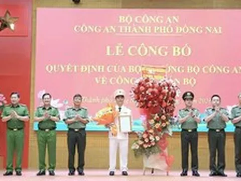 Tân Phó Giám đốc Công an được biệt phái về làm Ban Quản lý dự án TP Đồng Nai
