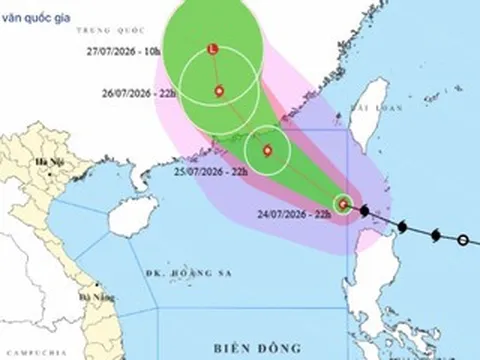 Bão số 2 Noul chính thức hình thành, tăng cấp nhanh trên Biển Đông