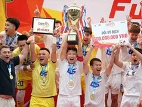 CLB Thái Sơn Bắc vô địch futsal quốc gia sau 16 năm chờ đợi