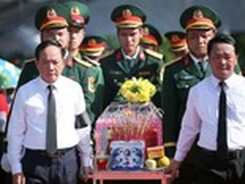 Đưa 34 liệt sĩ hy sinh ở mặt trận Vị Xuyên về với đồng đội