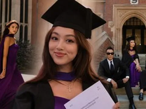 Ái nữ duy nhất của "ông trùm màn ảnh" viral khắp MXH vì loạt ảnh tốt nghiệp: Nhan sắc và thành tích đều khiến ai nể phục