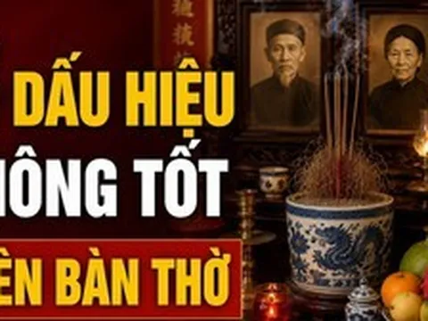 3 dấu hiệu không tốt trên bàn thờ