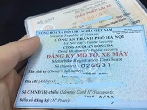 Quy định mới khi đăng ký xe sẽ chính thức áp dụng từ ngày 15/8 tới đây
