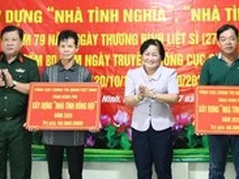 Khởi công xây dựng 9 căn nhà tình nghĩa ở Tây Ninh