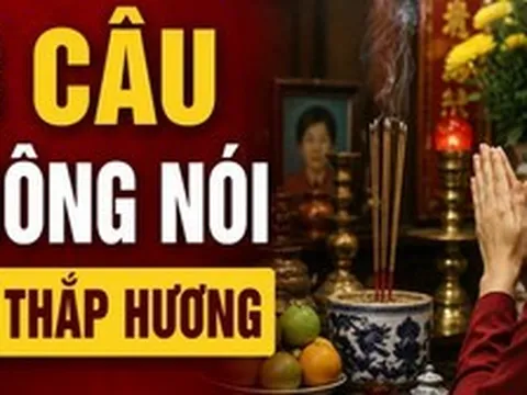 3 câu không nói khi thắp hương