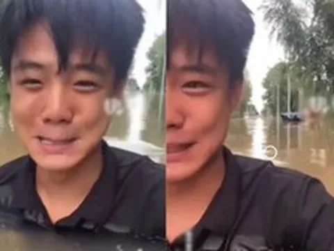 Nước ngập đến cổ mà nhân viên vẫn đi làm, ông chủ kinh hãi nhờ người giải cứu