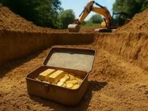 Đào đất để xây bể bơi, phát hiện số vàng trị giá hơn 20 tỷ đồng