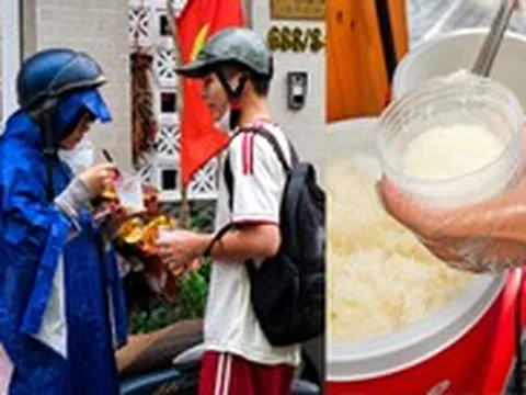 Đội mưa, xếp hàng mua sữa tuyết Vân Nam đang gây sốt ở TP.HCM