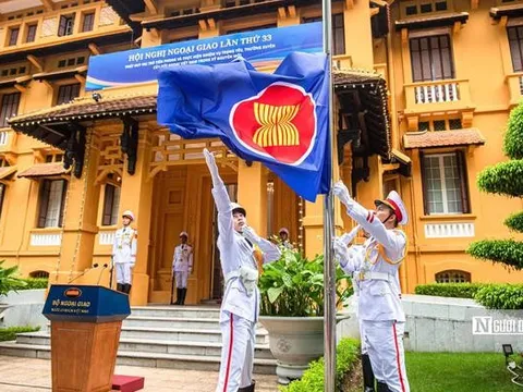 Lễ thượng cờ kỷ niệm 59 năm thành lập ASEAN