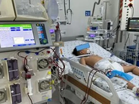 Thay huyết tương cứu sống bé trai 4,5 tuổi ngộ độc paracetamol nặng