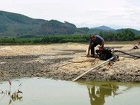 Nhiều hồ chứa nước thủy lợi ở Quảng Ngãi cạn trơ đáy