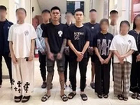 14 nam nữ thanh niên bị điều tra sau vụ hỗn chiến tại Quán Nhỏ