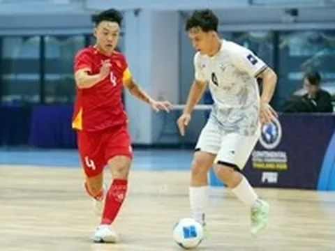 Tuyển futsal Việt Nam bất bại ở giải châu lục tại Thái Lan