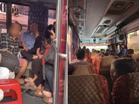 Chở 51 người trên xe 29 chỗ về Hà Nội, chủ xe và tài xế bị phạt 33 triệu đồng