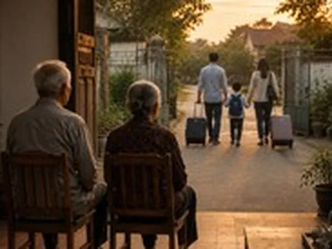 Có phải gia đình trẻ ngày càng ngại ở với cha mẹ già?