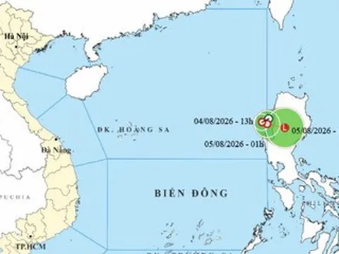 Tin mới nhất về áp thấp nhiệt đới vừa hình thành trên Biển Đông