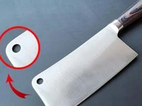 Nhiều người đang tận dụng lỗ tròn trên con dao cho việc này, tôi hối hận vì 30 năm cuộc đời không biết sớm hơn